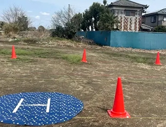 専用ドローンフィールド完備
